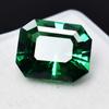 Emerald Cut CERTIFIED Ring Size 10 Carat Natural Garnet Green Loose Gemstone A-5793