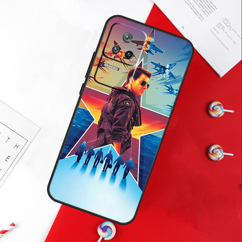 Чехол для телефона Xiaomi 13 12 Lite 12X 11T 12T Pro с изображением из фильма Top-Gun Maverick, Чехол для POCO F5 X5 X3 Pro X4 F4 GT F3 C40 M5s