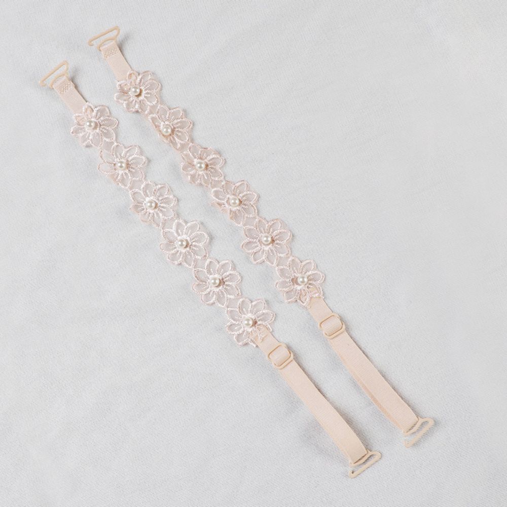 Жемчуг Силиконовый Невидимый Цветок Плечевой Бретель Аксессуары Для Бюстгальтеров Женский Пояс Для Бюстгальтера Бретели