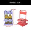 Convenient Portable 4 Bottle Drink Carriers Quick Fold Design Beverage Holder Perfect For BBQs And Picnics