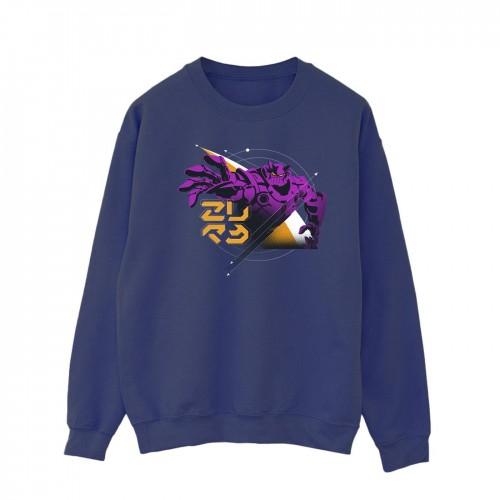 Disney Mens Lightyear Zurg Space Circle Sweatshirt