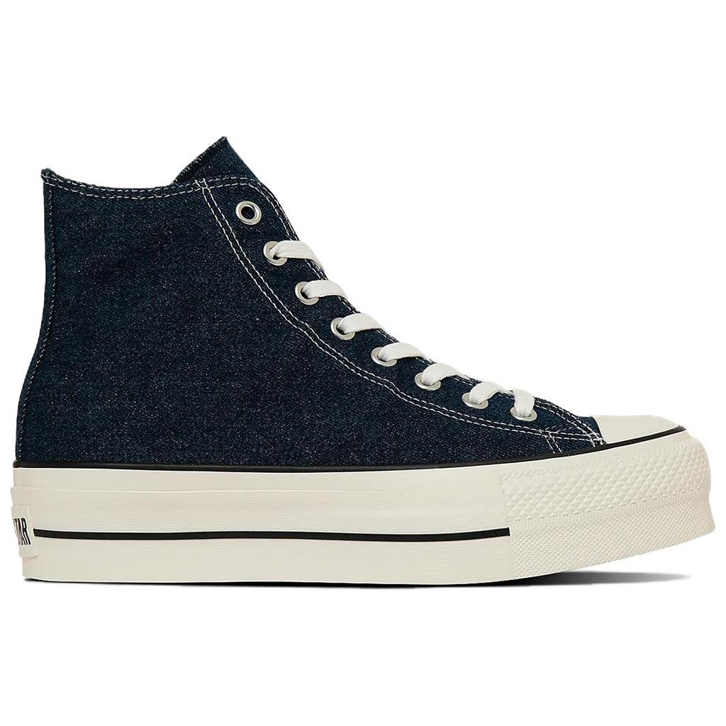 Converse Кеды All Star Lifted Hi Удобные Прочные Высокие Холщовые Унисекс Синие 31315370
