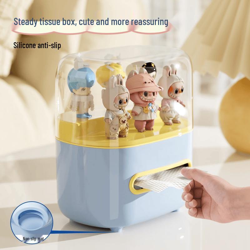 Desktop Multi-functional Tissue Dispenser & Storage Box