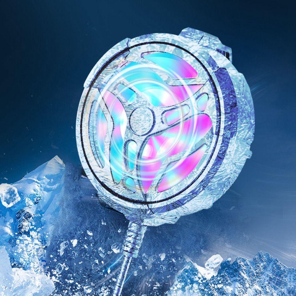 ABS+PC мобильный телефон радиатор турбо ураган игровой кулер мини телефон охлаждающий вентилятор мобильный телефон