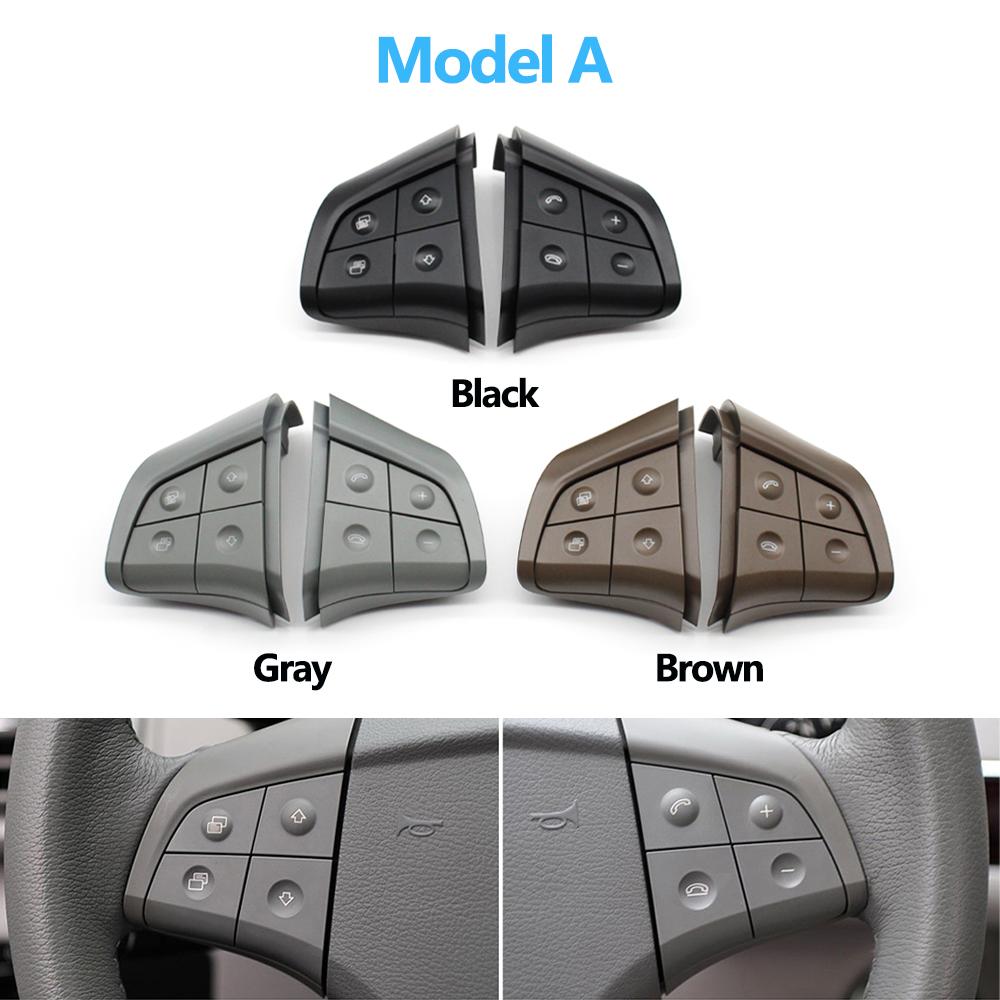 Автомобильный многофункциональный комплект кнопок на руле, клавиши управления телефоном для Mercedes Benz W164 W245 W251 ML GL300/350/400/450