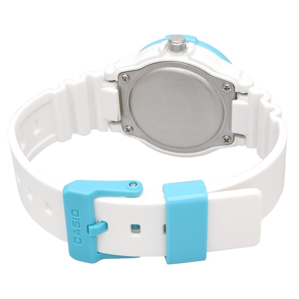 Casio Analog Watch Kids Cheap Casio Gloss White X Blue Overseas Model [Casio] LRW-200H-2BV Women's [Item]