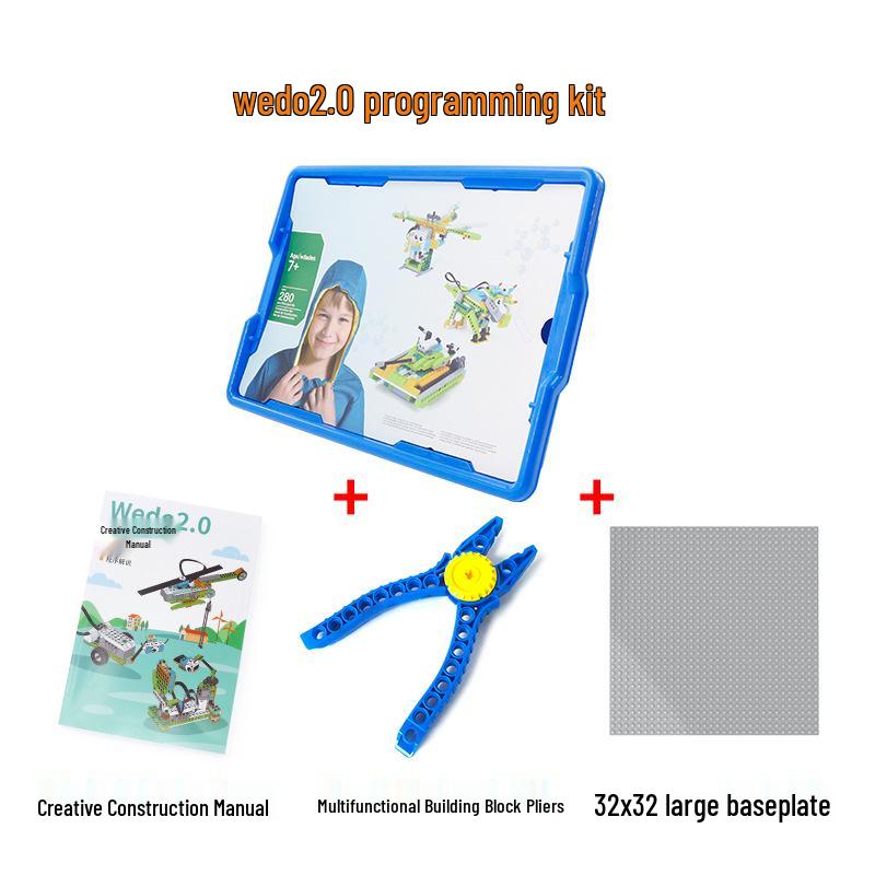 Программируемый робот Wedo2.0, совместимый с Lego 45300: Образовательные инструменты и основной блок