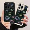 JT501 Космические Планеты Арт для iPhone 17 16 15 14 13 12 Pro Max Samsung S26 S25 Ultra A17 A07 A56 A16 A06 A05 A15 Xiaomi 15T Redmi 15c 14C Мягкий Чехол