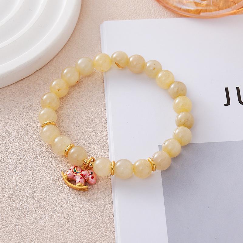 Pony Bracelet Agate Bracelet. Fashion Women Daily Jewelry Lucky Gift