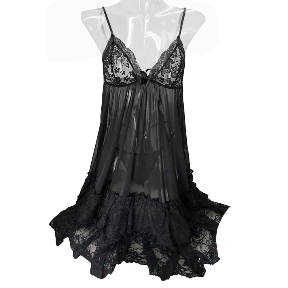 Сексуальное женское перспективное платье из марлевого кружева сексуальное женское белье ночная рубашка XL-5XL