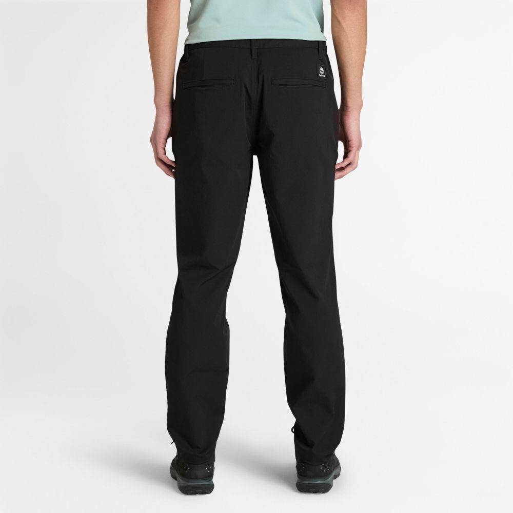 Timberland Casual Pants Men's Black Thin Straight Fit Pants A42R1-001