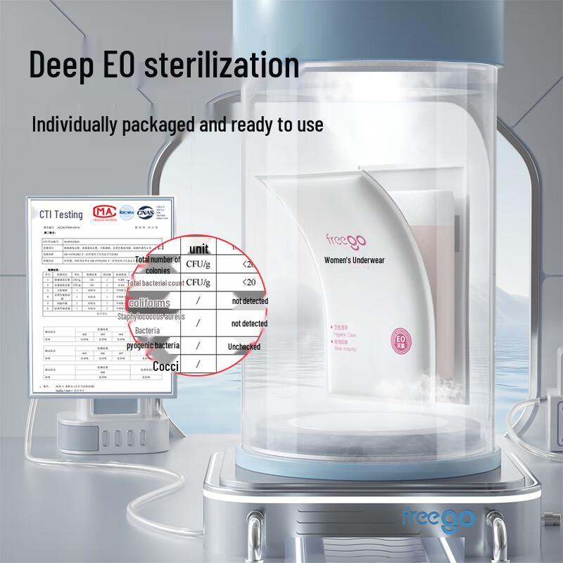 Freego Women's 7A Silk Crotch Seamless Mid-Waist Briefs 4-Pack