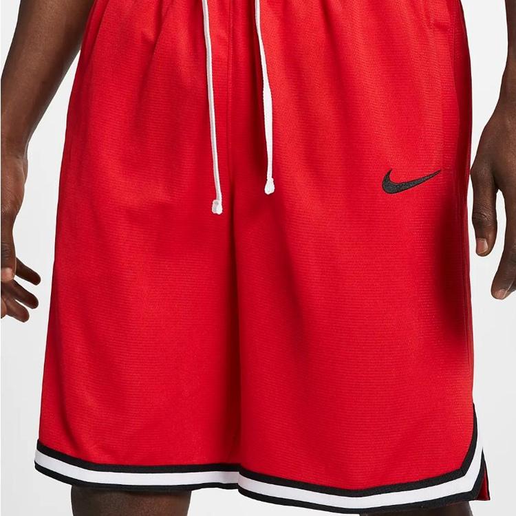 Nike Баскетбольные Шорты Мужские Красные Умеренные Прямого Кроя AT3151-657