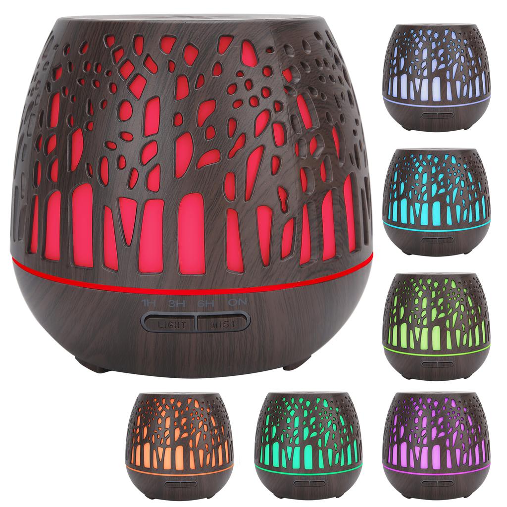 Домашний офисный ультразвуковой аромадиффузор увлажнитель воздуха с функцией ночника(110‑240 В)К