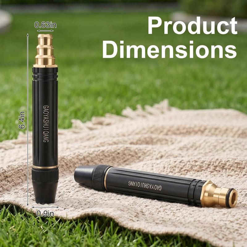 Jet Nozzle Power Washer for Garden Hose, Garden Hose Nozzle High Pressure Cleaning Spray Evenly, Hose Nozzle for Car Washing