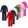 Kids Boys Long Sleeve Turndown Collar Cargo Coverall Jumpsuit Halloween Cosplay Dress Up