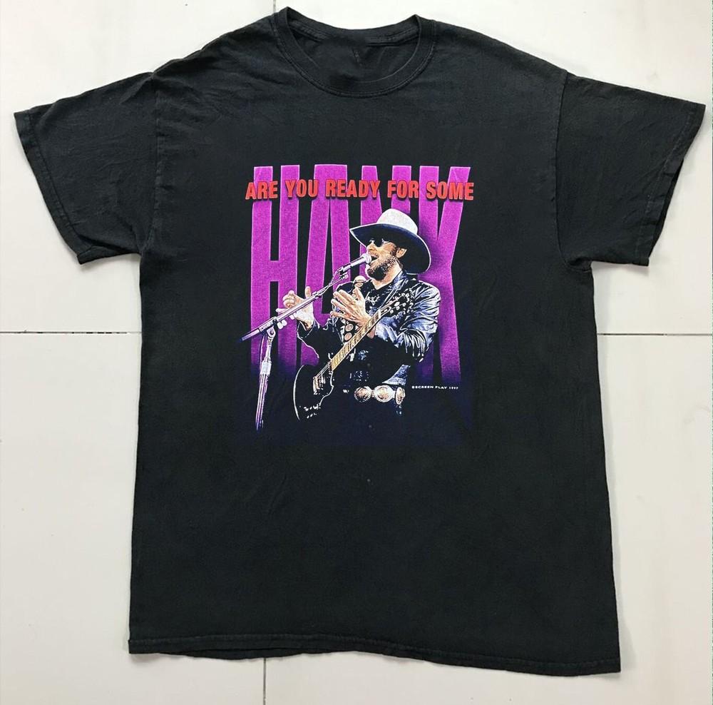 New Hank Williams Jr 1997 Gift For Fans Unisex S-5XL Shirt CT84 Unisex T-Shirt
