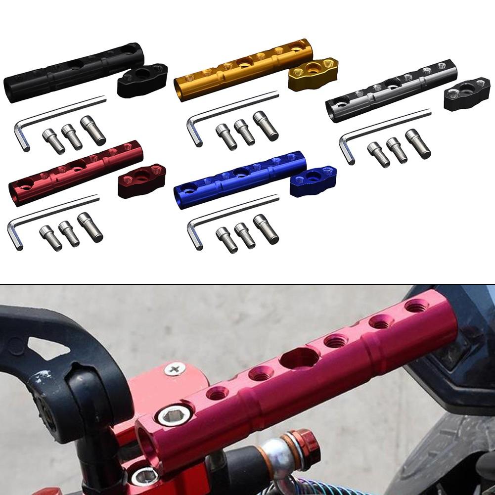 Fit Motorcycle Handlebar Mirror Column Bracket In Various Colors