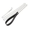 Sexy Necklace Collar Leather BDSM Cosplay Heart Collars And Leash Set For Women Bondage Gothic Choker Accessories