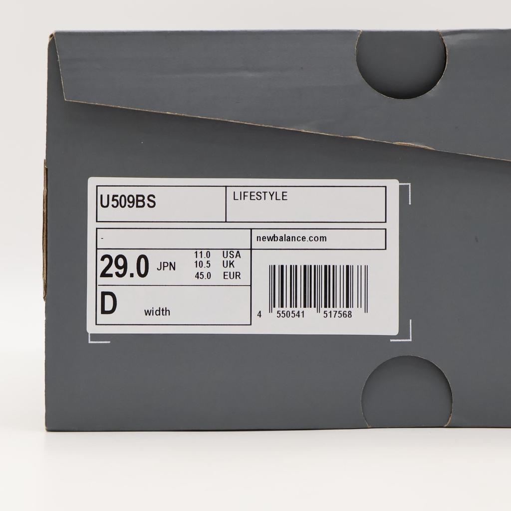 U509BS New Balance 509 Черный Серебристый Металлик (Мужской)