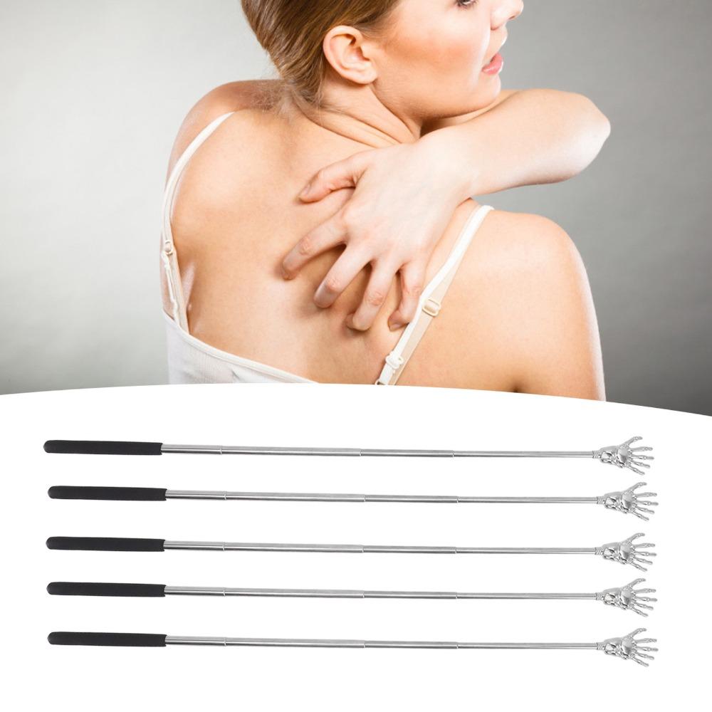 5Pcs Telescopic Back Scratcher Portable Massage Tool Practical Body Massager Back Massage