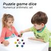 Аксессуары для игры в головоломку из 123 кубиков, принадлежности для дошкольного образования, набор для числовой арифметики