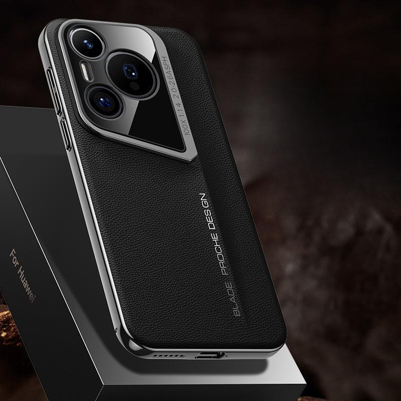 Подходит для чехла для мобильного телефона Samsung S24ultra Роскошный Galaxy 23 Ultra Всесторонний Высококлассный Противоударный 24U Однотонный кожаный чехол