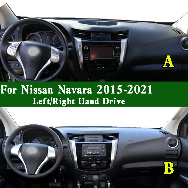 Для Nissan Navara Шасси D23 NP300 SL STX 2015- Коврик на панель приборов Накладка на панель приборов Солнцезащитная накладка на панель приборов Антигрязевые украшения