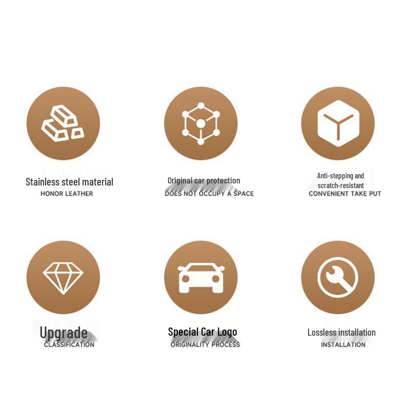 Защитные накладки на пороги для Toyota Levin, Camry, Corolla, Avalon