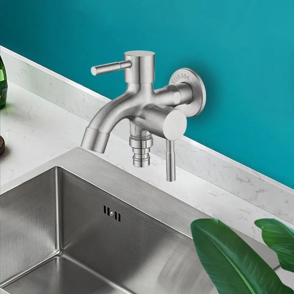 Устойчивый к ржавчине Двухвыходной Садовый Кран Антисептический Садовый Водопроводный Кран Ирригация