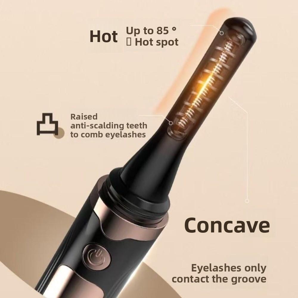 Защищенный от ожогов нагреваемый керлер для ресниц, перезаряжаемое устройство для завивки ресниц для женщин и девушек