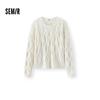 Semir Women's Spring Cable Knit Sweater