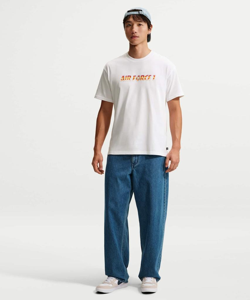 NIKE Sb Horigome Yuto Skateboarding T-Shirt M - White / Im4433-100
