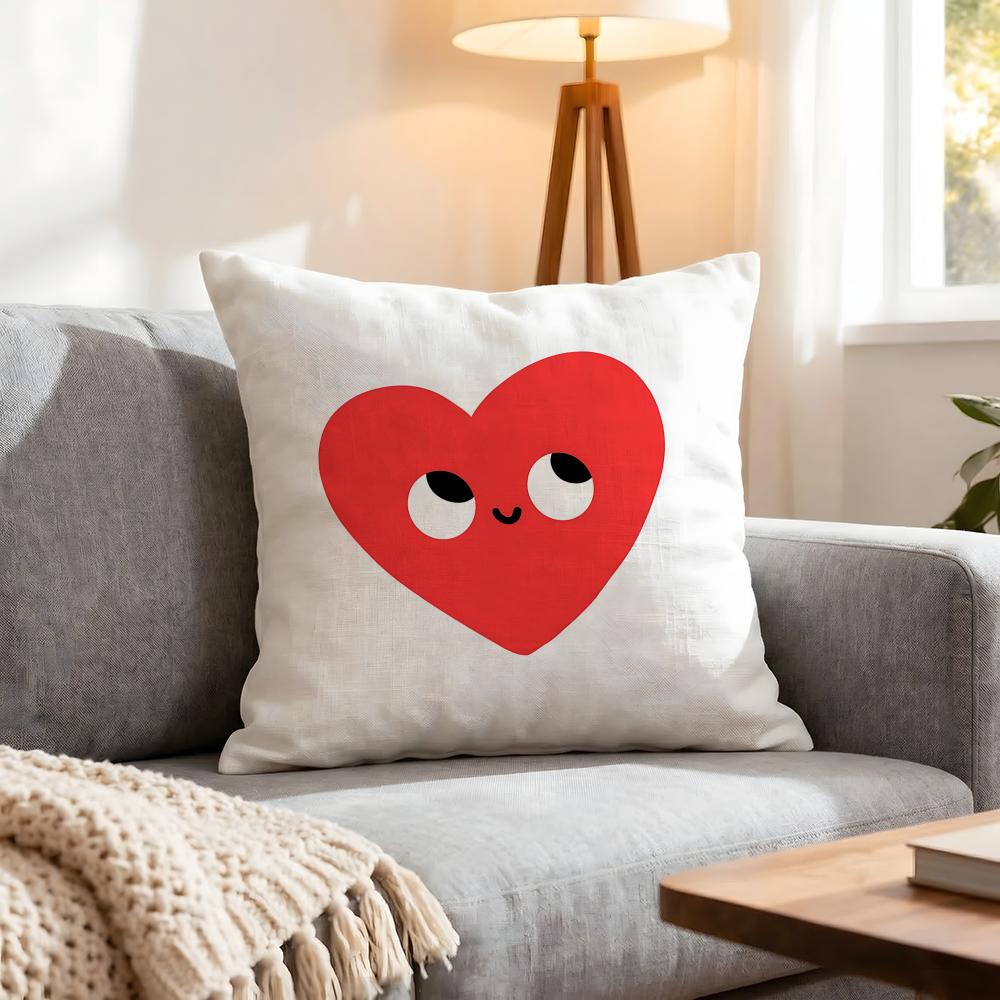 Holiday Valentine'S Day Cushion Cover 1Pcs Decorative Covers Soft Cushion Case For Sofa Couch Decor 40X40 45X45 Pillowcases