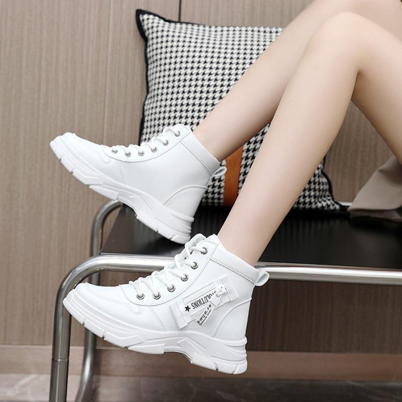 Модные женские ботинки весна осень универсальные кроссовки на молнии высокого качества удобные повседневные ботинки зимние ботинки Botas De Mujer