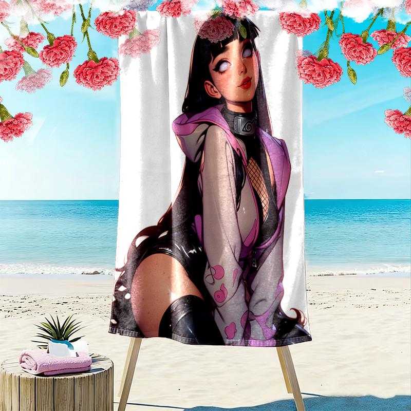 naruto Beach Towel, Lightweight Beach Towel, Tropical Style, Ideal Holiday Gift For Family