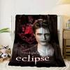 Eclipse Twilight vampire Blanket Flannel Blanket for bed, sofa, Camping, Hiking, Picnic Essentials, gift for family Fan gifts
