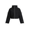 Air Synthetic-Fill Casual Windproof Warm Stand-Collar Cotton Jacket Winter Women Jacket Black DH1367-010