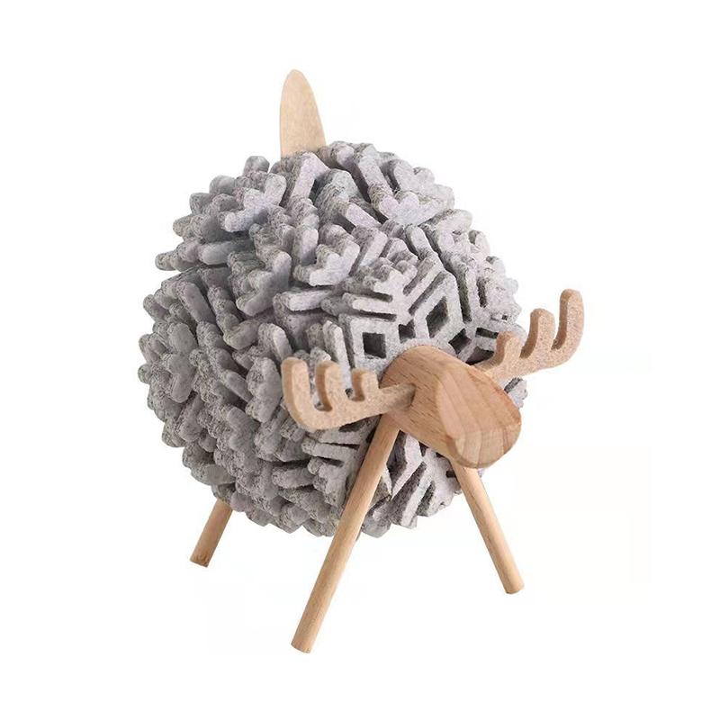 Подставка для чая, водопоглощающая подставка в виде ягненка, настольные украшения, фетровый коврик, настольный коврик