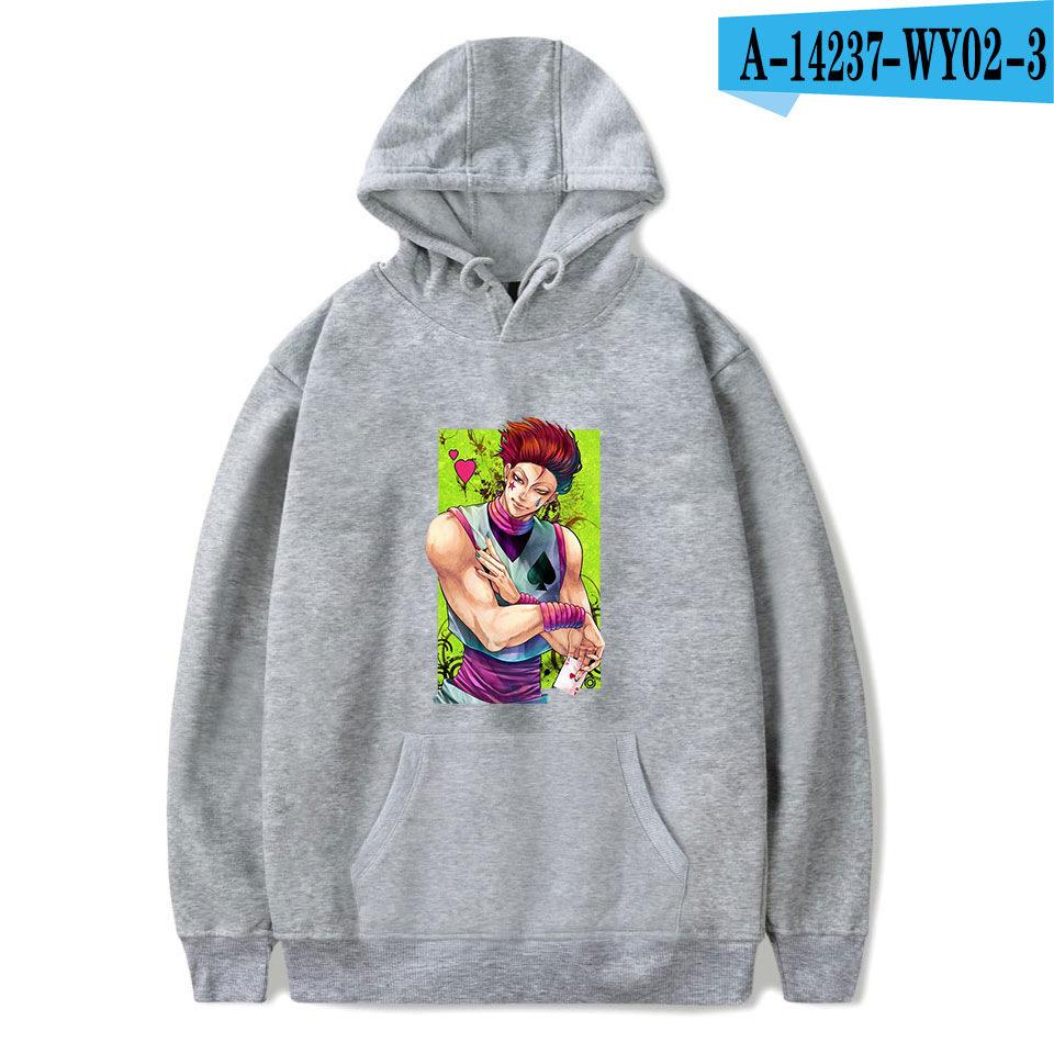 Новый анимационный периферийный свободный большой размер повседневный мужской и женский свитер с капюшоном