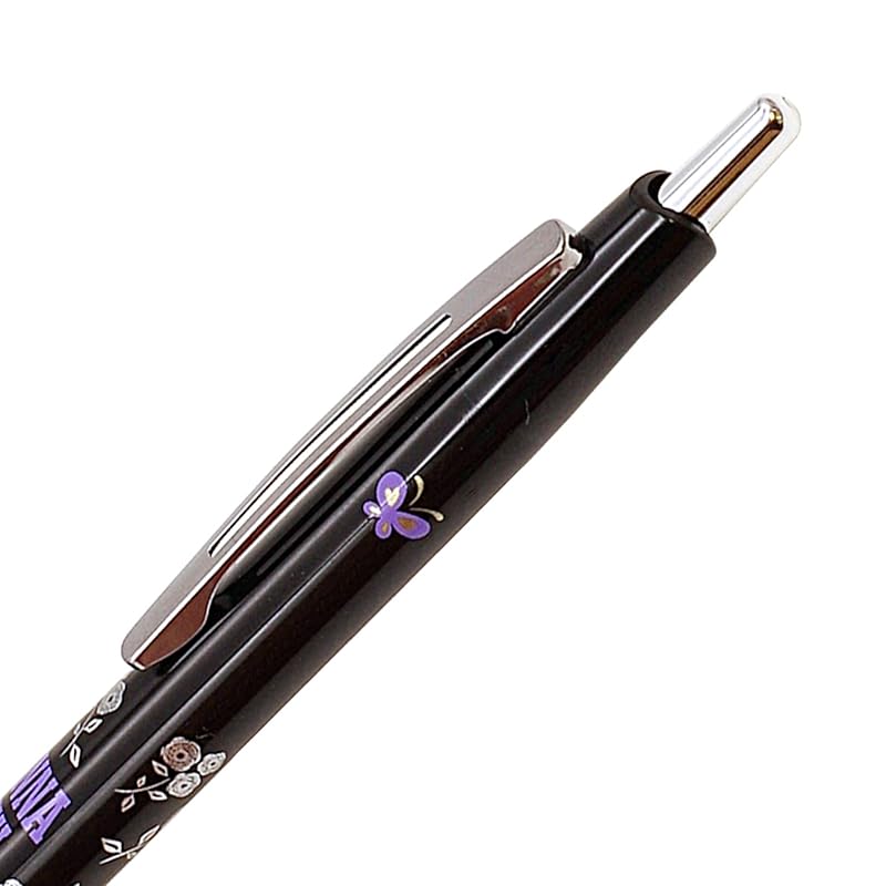 Acro×ANNASUI/Acro×ANNASUI oil-based ballpoint pen 0.5mm black ink [black/flower]