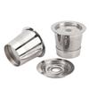 Reusable Coffee Pod 304 Stainless Steel Easy To Clean Reusable Coffee Capsule for Coffee Maker