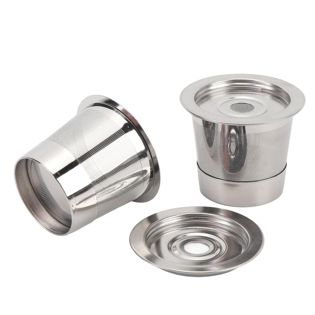 Reusable Coffee Pod 304 Stainless Steel Easy To Clean Reusable Coffee Capsule for Coffee Maker