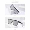 Солнцезащитные очки в квадратной оправе большого размера в стиле панк со стильной защитой от ультрафиолета для езды на велосипеде и активного отдыха на свежем воздухе
