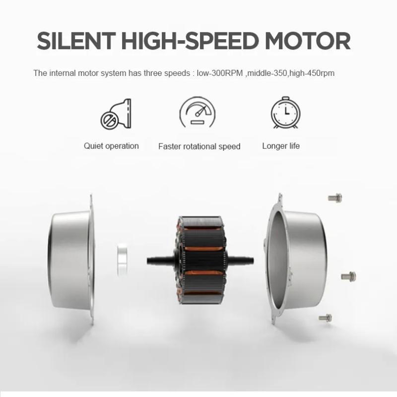 New Electric Cleaning Brush Bathroom Kitchen Brush Cleaning 8-in-1 Multifunctional With LED NightLight Rotatable Household Brush