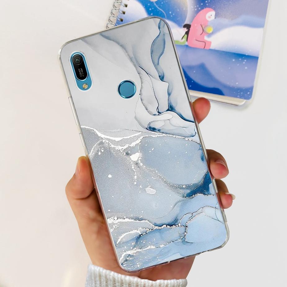 Чехол для Huawei Y6 2019 Y6 Prime 2019 Модный расписной чехол Прозрачный силиконовый чехол для телефона Для Huawei Y6s 2019 Y6 Pro 2019 Мягкий чехол