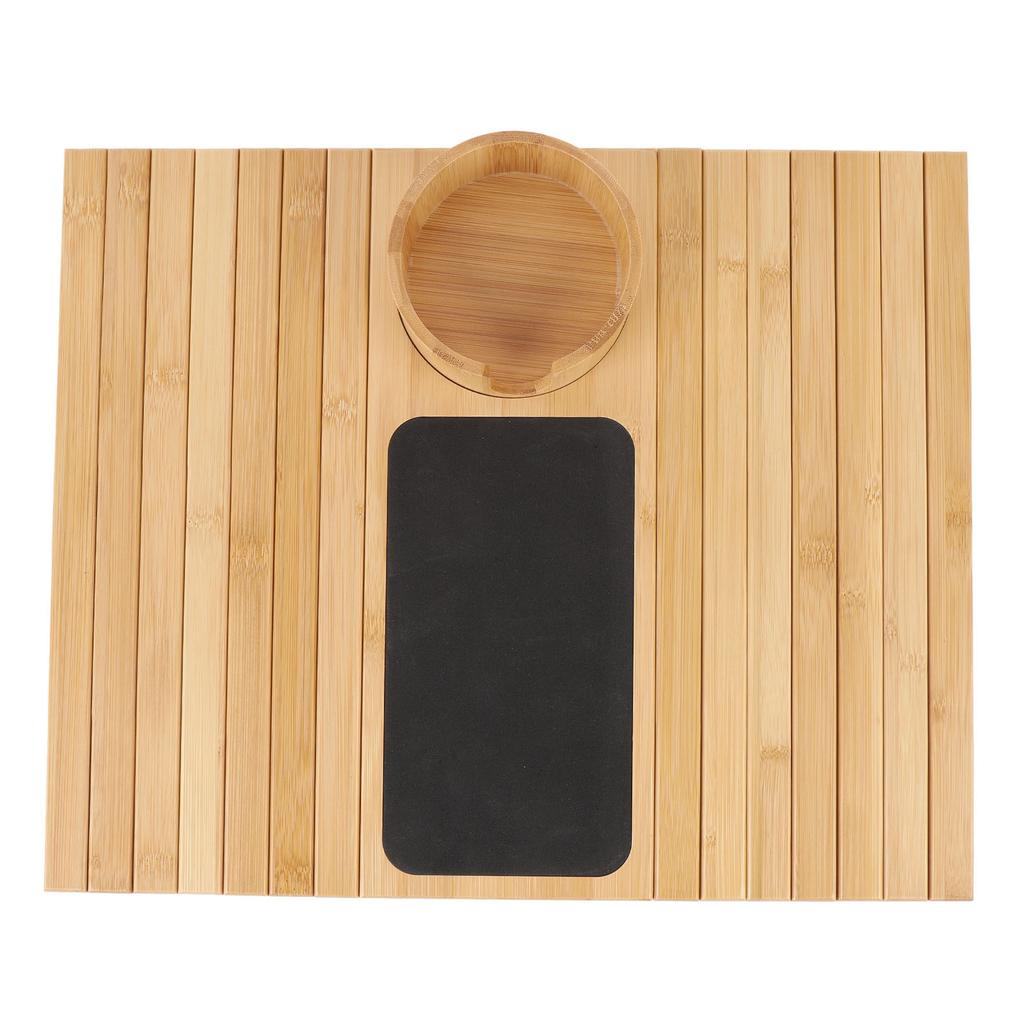 Подставка для подлокотника дивана из бамбука, съемный держатель для чашки, подлокотник для дивана, органайзер для столовой, питья и