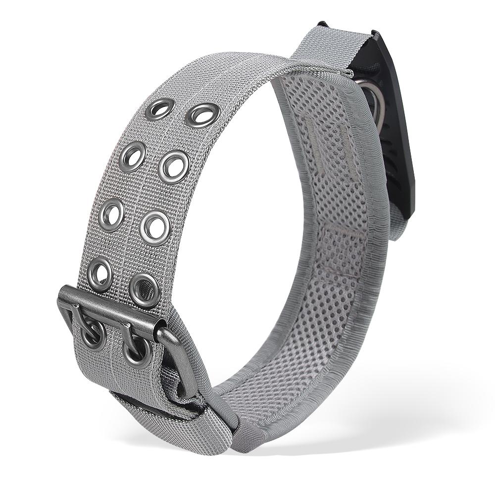 Светоотражающий ошейник для собак Прочные ошейники для средних и крупных собак Прочные нейлоновые ошейники для собак с ручкой Нержавеющая фурнитура Военный тактический ошейник для домашних животных