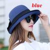 Летняя соломенная шляпа для женщин Универсальная шляпа от солнца Складная пляжная шляпа