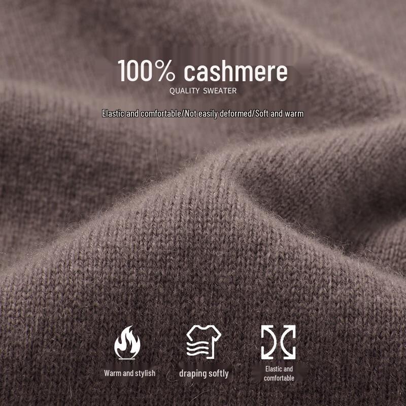 Мужской пуловер Lawes из чистого кашемира с круглым вырезом